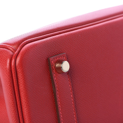 Hermes Epsom Birkin 35 Rouge Casaque 33 of 44