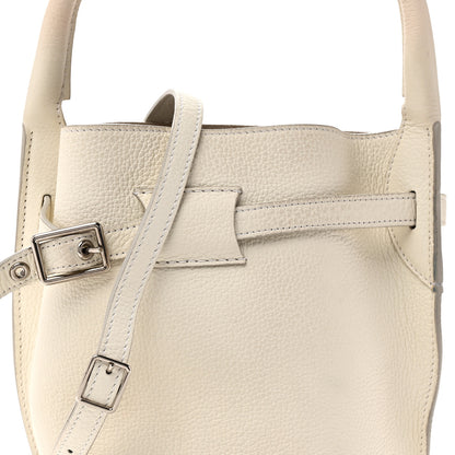 Celine Supple Grained Calfskin Nano Big Bag Bucket White 8 of 10