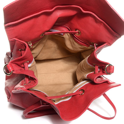 Jimmy Choo Grainy Calf Large Rosabel Satchel Red 5 of 7