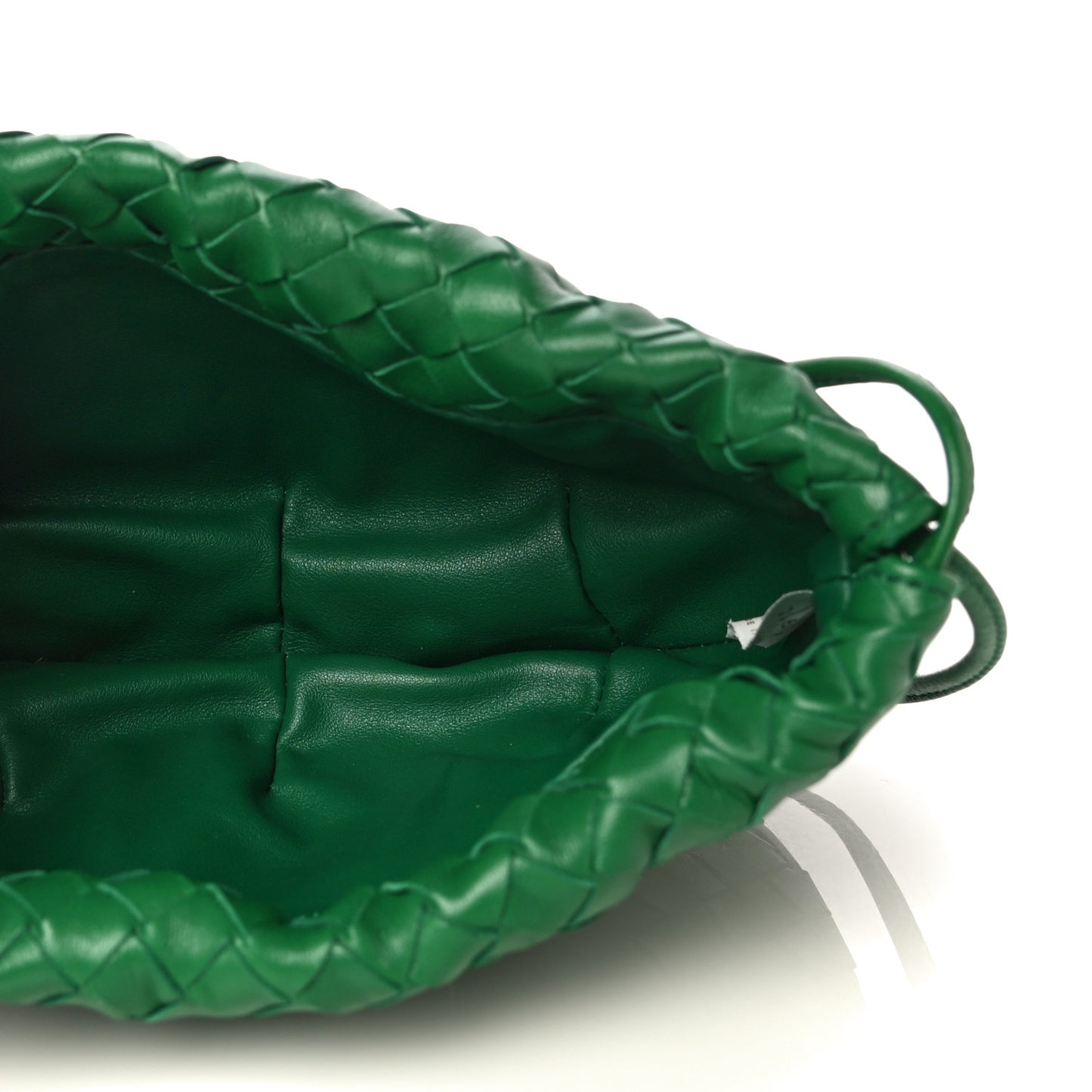 Nappa Intrecciato Mini Bulb Racing Green