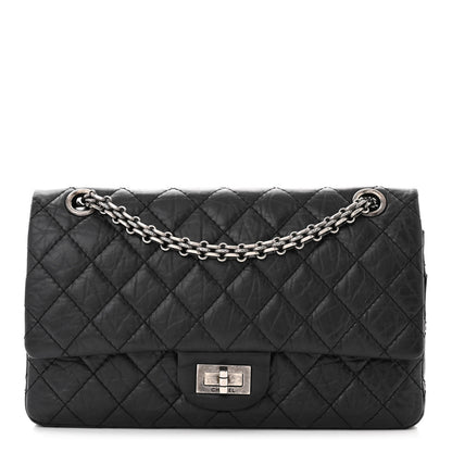 Chanel Aged Calfskin Quilted 2.55 Reissue 225 Flap Black 1 of 11