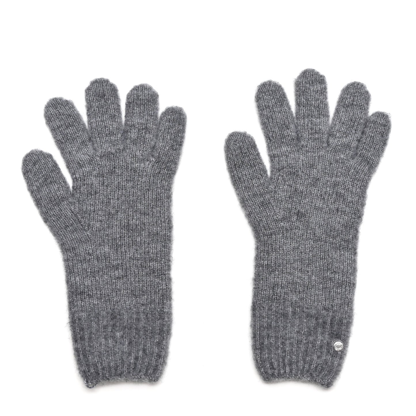 Cashmere Silk Knit Diva Gloves S Gris