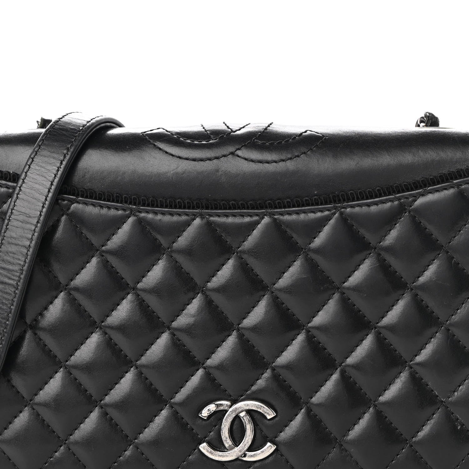 Chanel Calfskin Quilted Small Ballerine Flap Black 8 of 10