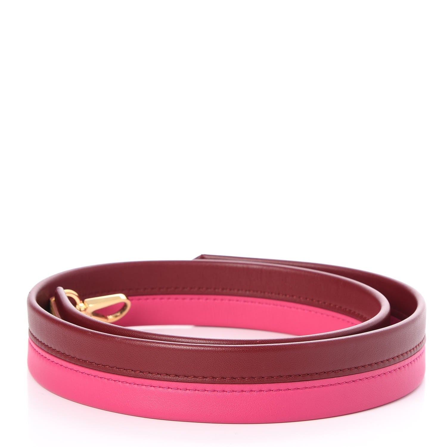 Louis Vuitton Calfskin Cluny BB Shoulder Strap Bordeaux Fuchsia 2 of 3