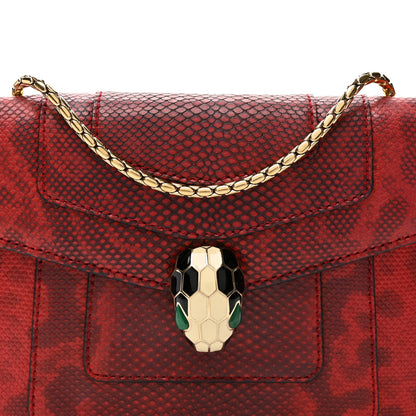 Bulgari Karung Serpenti Forever Crossbody Red 8 of 11