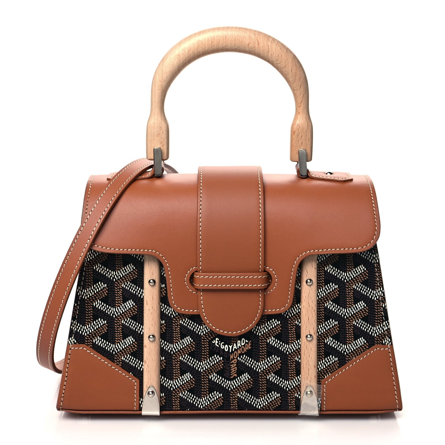 Goyardine Structure Mini Saigon Black Gold