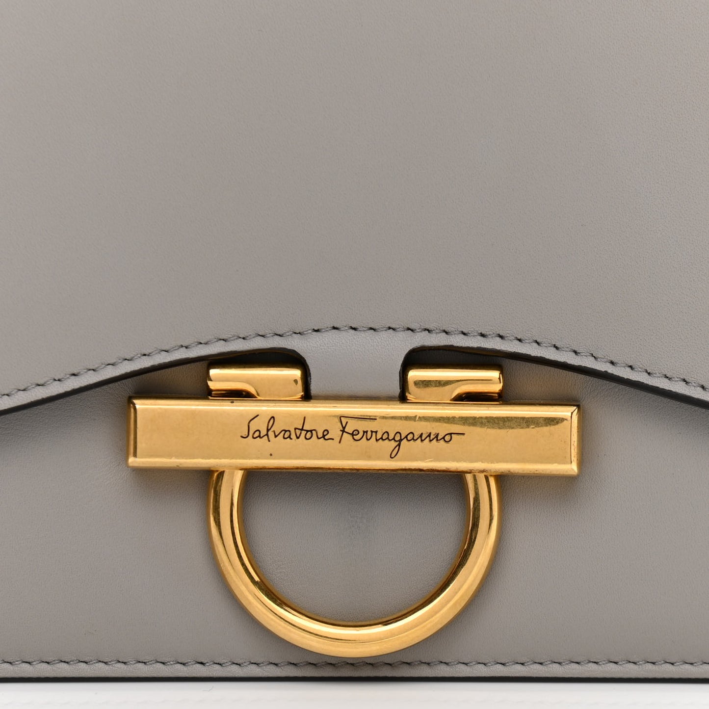 Calfskin Joanne Crossbody Pale Grey