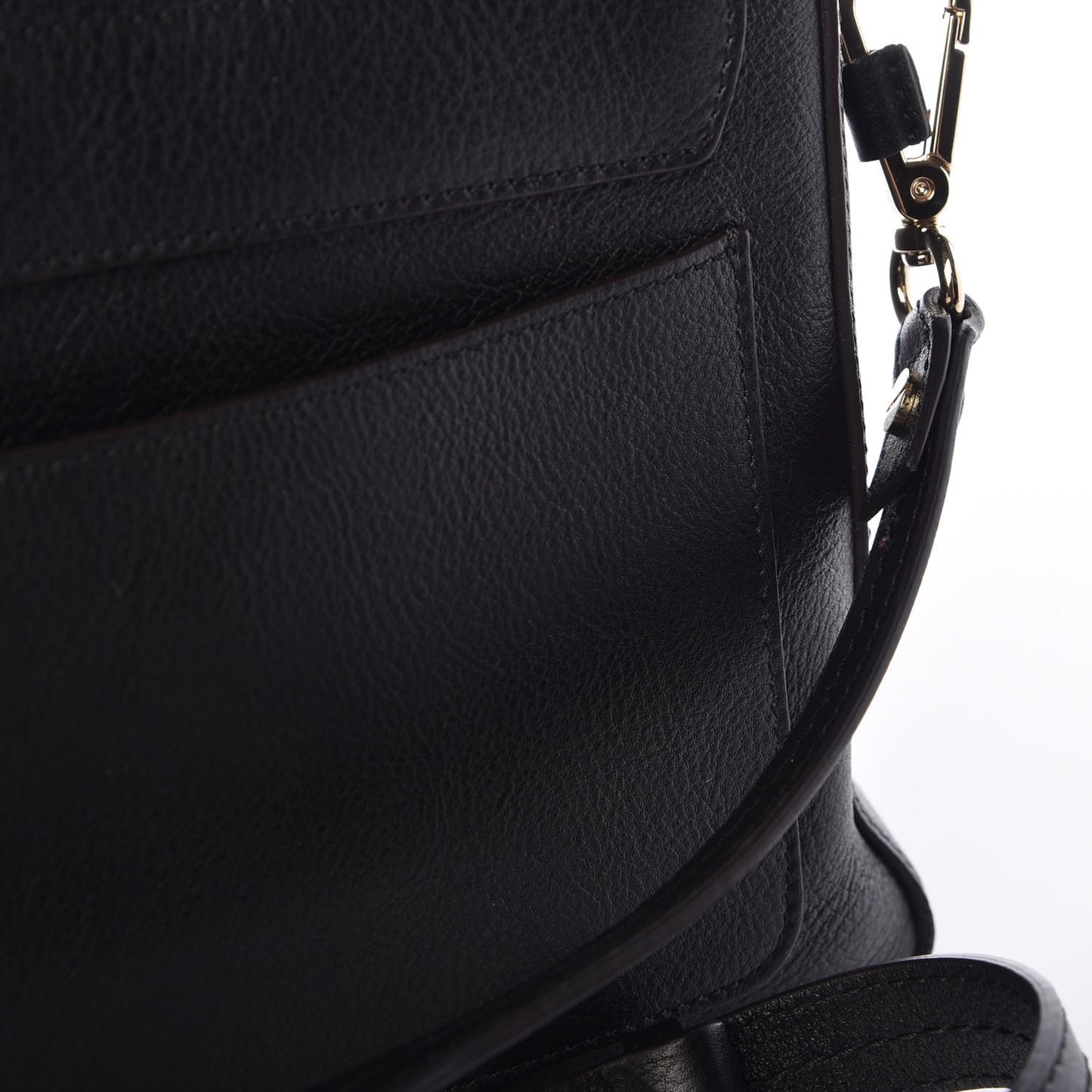 Calfskin Small Faye Day Shoulder Bag Black