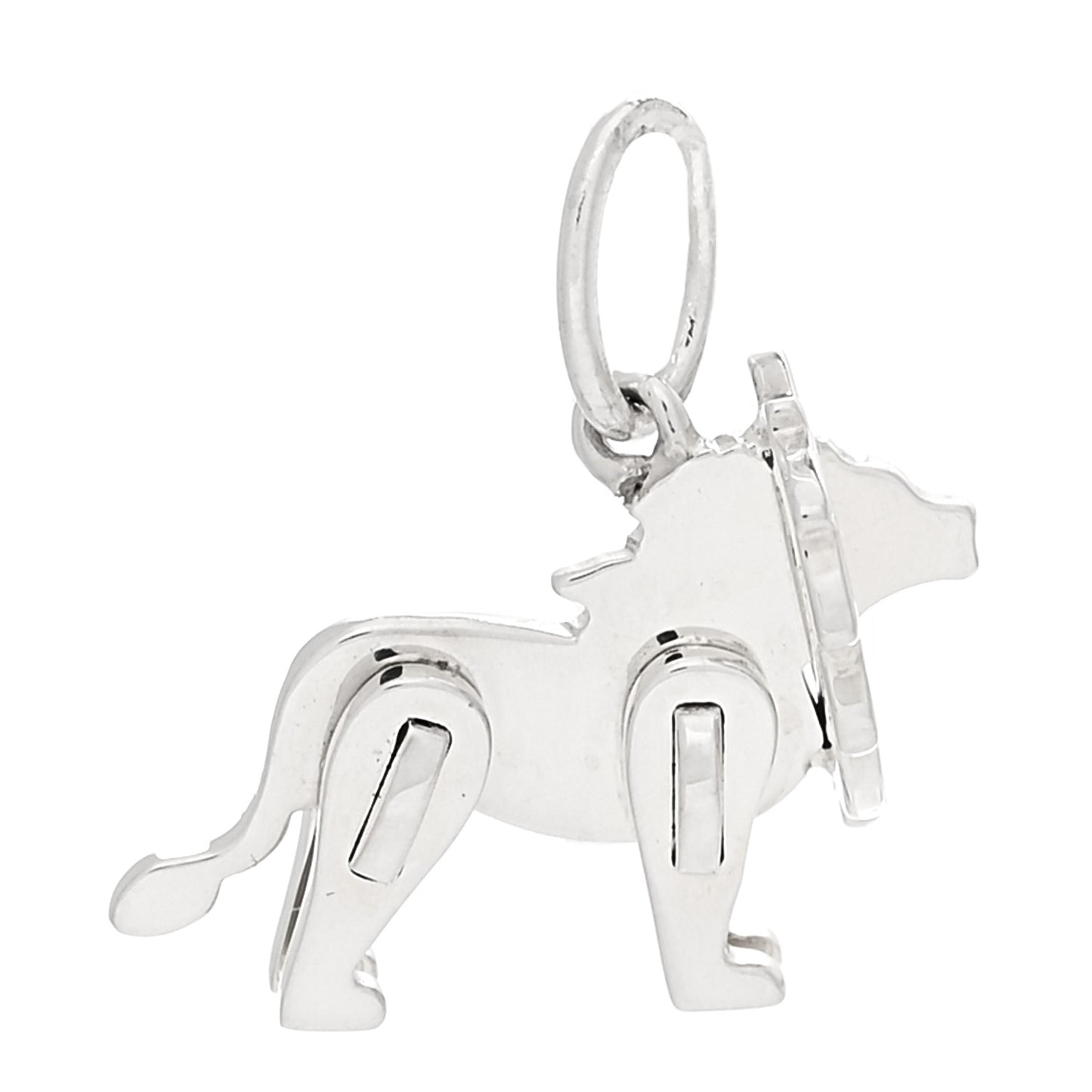 Sterling Silver Save The Wild Lion Charm