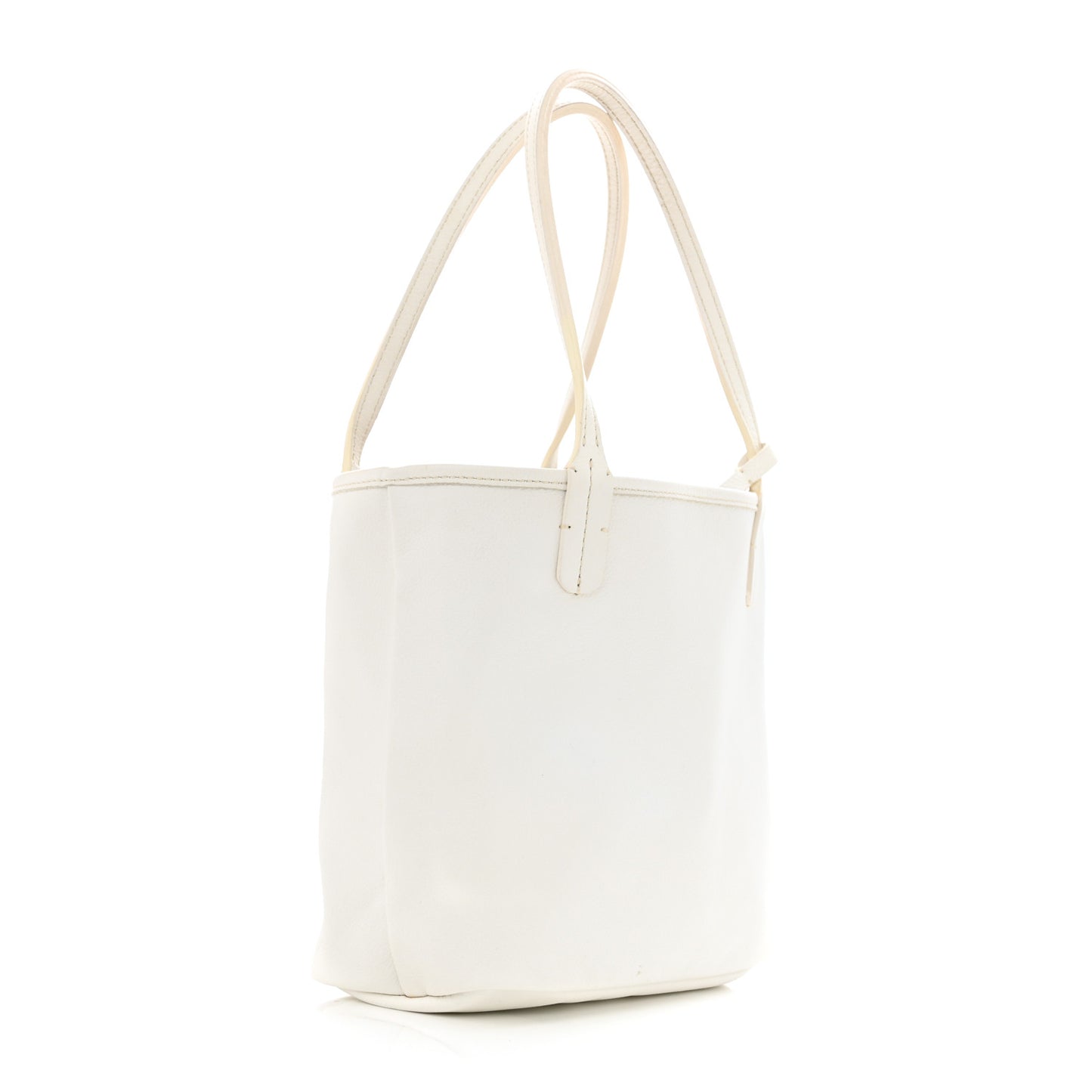 Goyardine Reversible Mini Anjou White