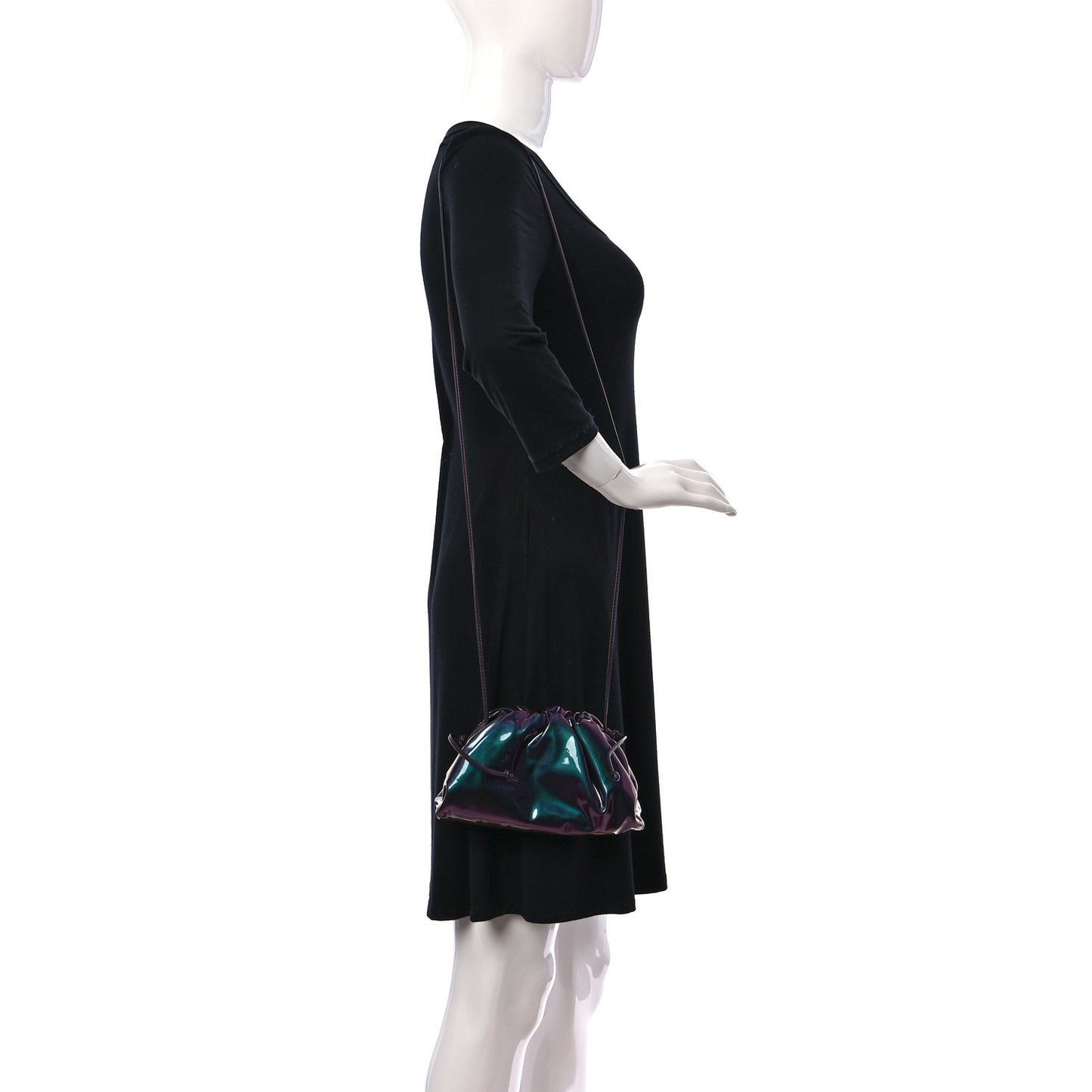 Patent Mini Pouch Holographic