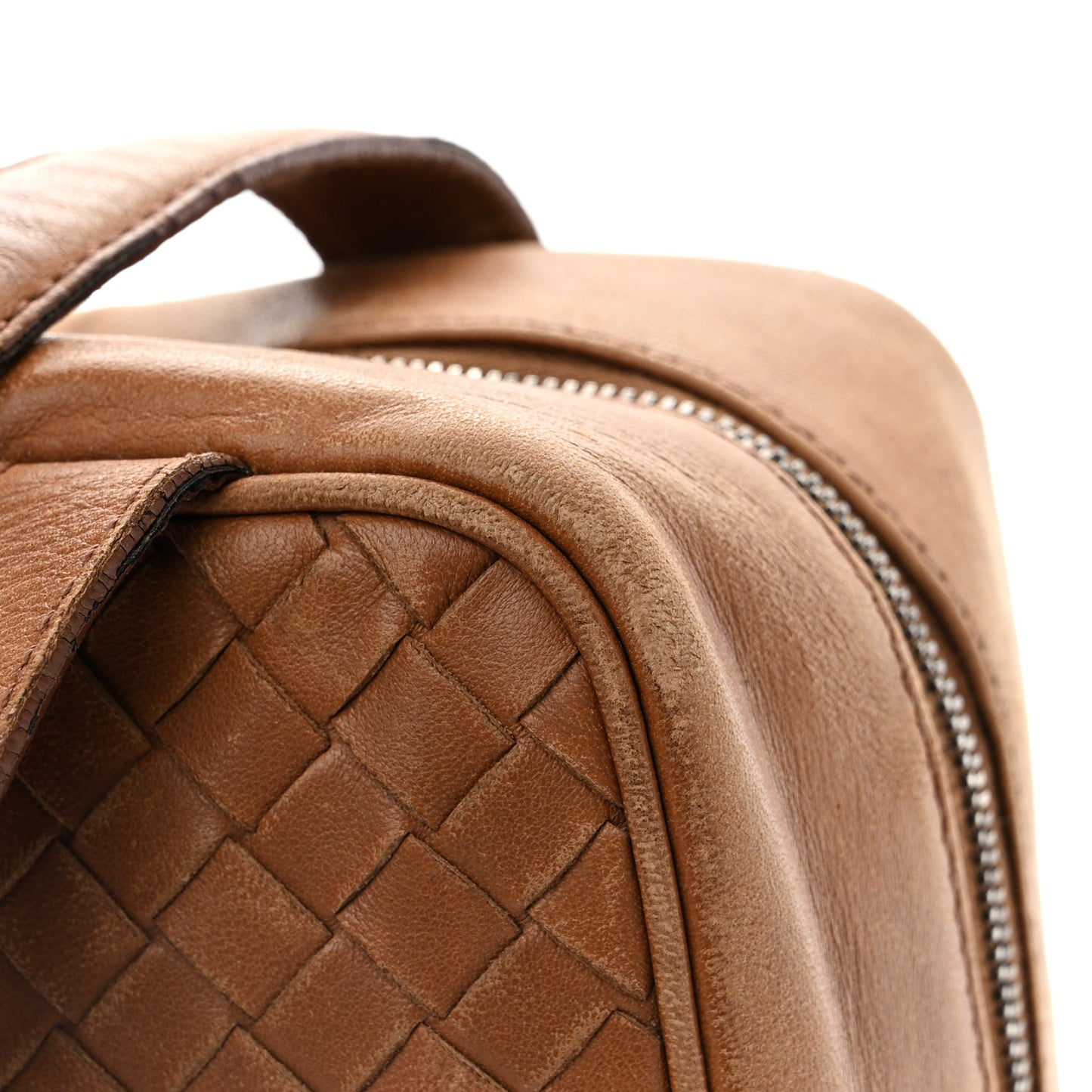 Nappa Intrecciato Cosmetic Bag Noce