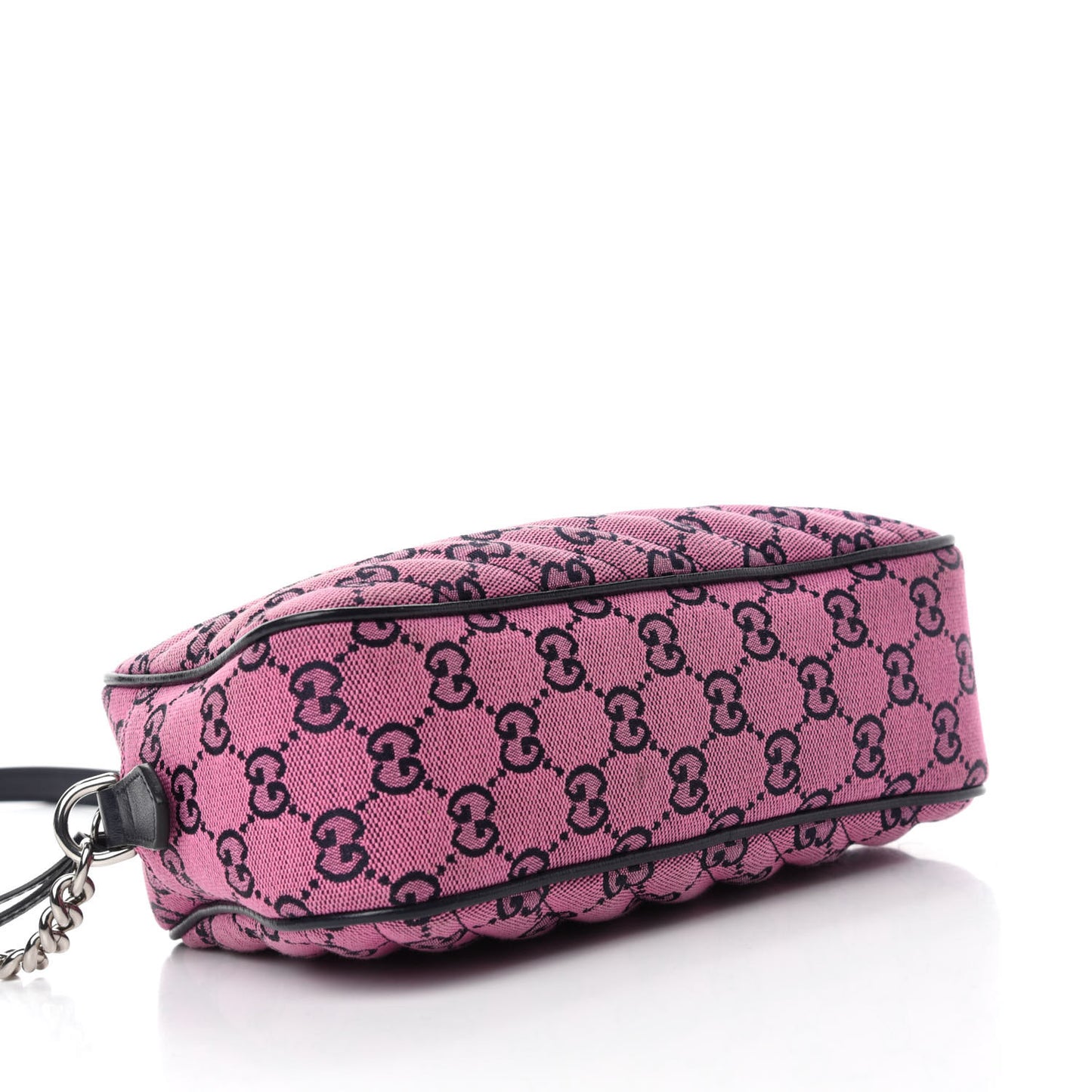 Monogram Multicolor Matelasse Diagonal Small GG Marmont Chain Shoulder Bag Pink Blue
