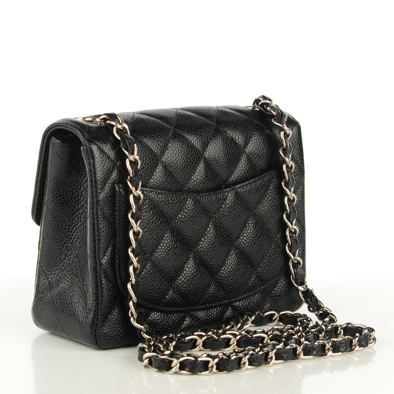 Chanel Caviar Quilted Mini Square Flap Black 3 of 8