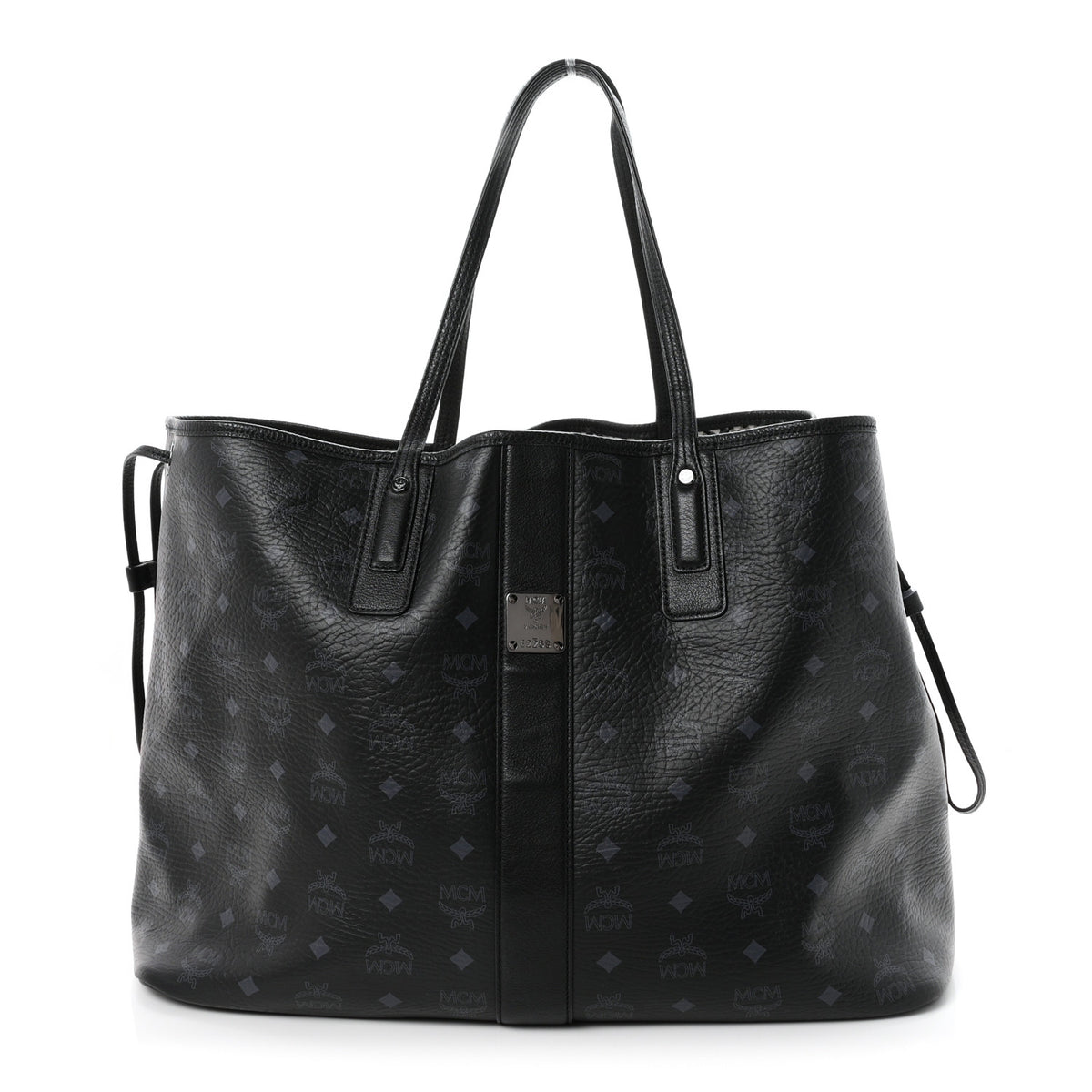 Visetos Large Liz Reversible Shopper Tote Black