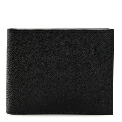 Hermes Epsom Citizen Twill Compact Wallet Black 1 of 6