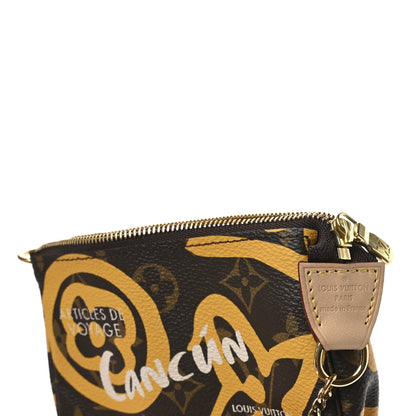 Louis Vuitton Monogram Tahitienne Cancun Mini Pochette Accessories 6 of 7