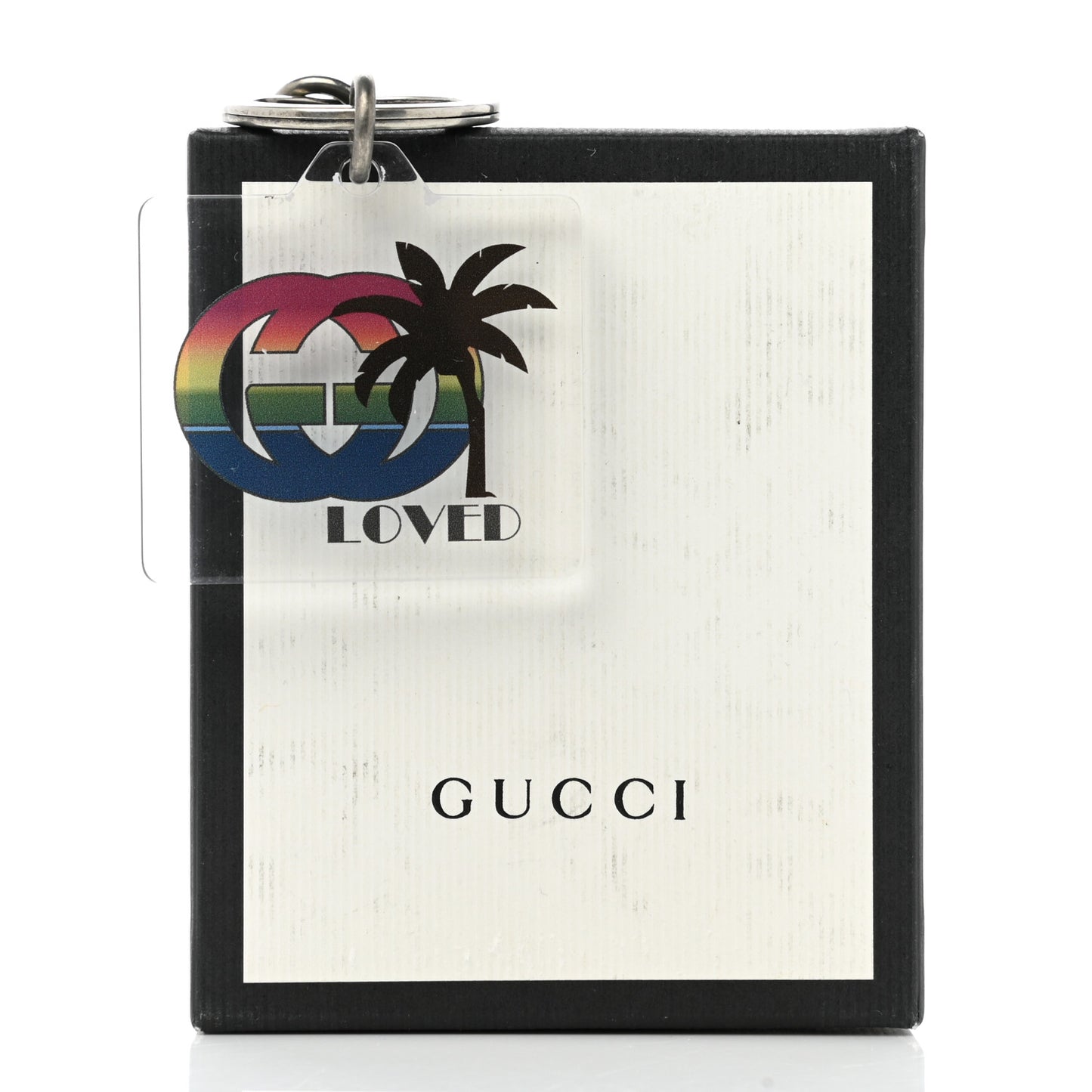 Plexiglass GG Loved Key Charm Multicolor