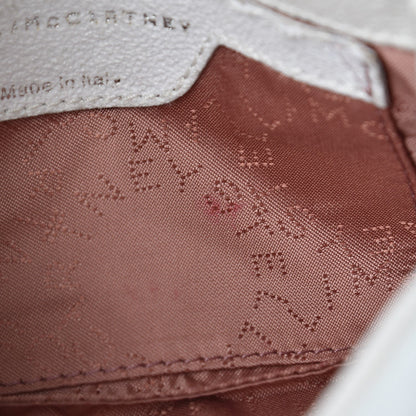 Stella McCartney Shaggy Deer Falabella Fold Over Clutch Chalk 7 of 12