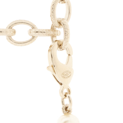 Chanel Pearl CC 100th Anniversary Necklace Light Gold 5 of 8