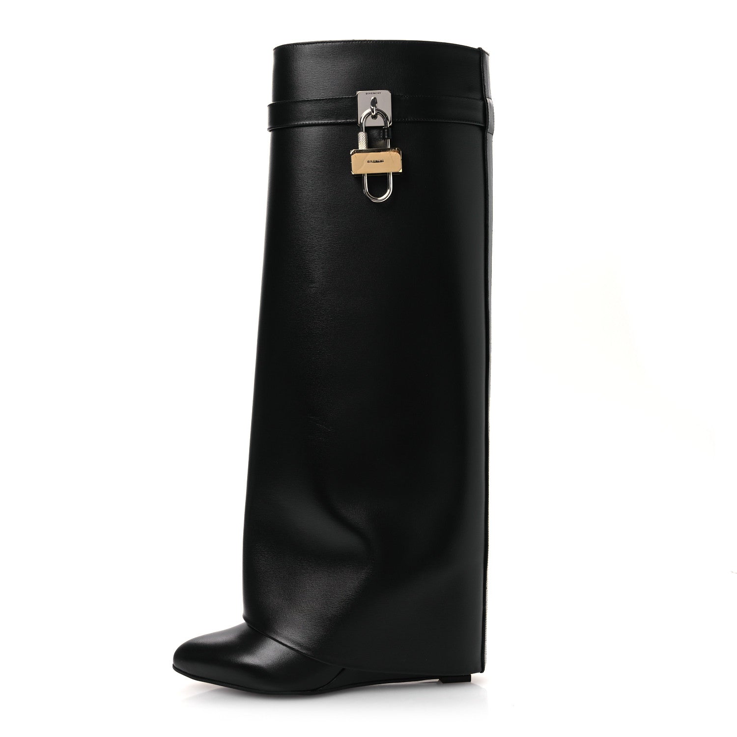 Givenchy Calfskin Shark Lock Pant Boots 40 Black 1 of 12
