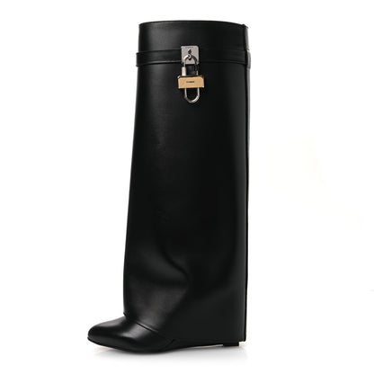 Givenchy Calfskin Shark Lock Pant Boots 40 Black 1 of 12