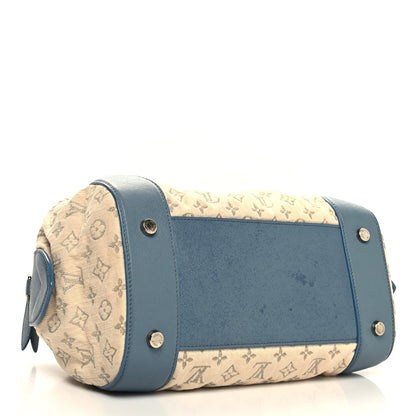 Louis Vuitton Denim Speedy Round GM Blue 4 of 16