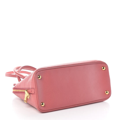 Prada Saffiano Lux Medium Promenade Tote Peonia 4 of 9