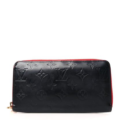 Louis Vuitton Mat Monogram Zippy Wallet Black Red 1 of 7