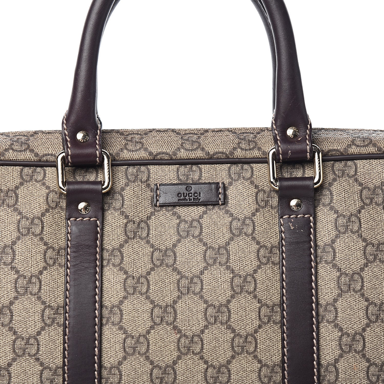Gucci GG Plus Monogram Briefcase Dark Brown 11 of 11