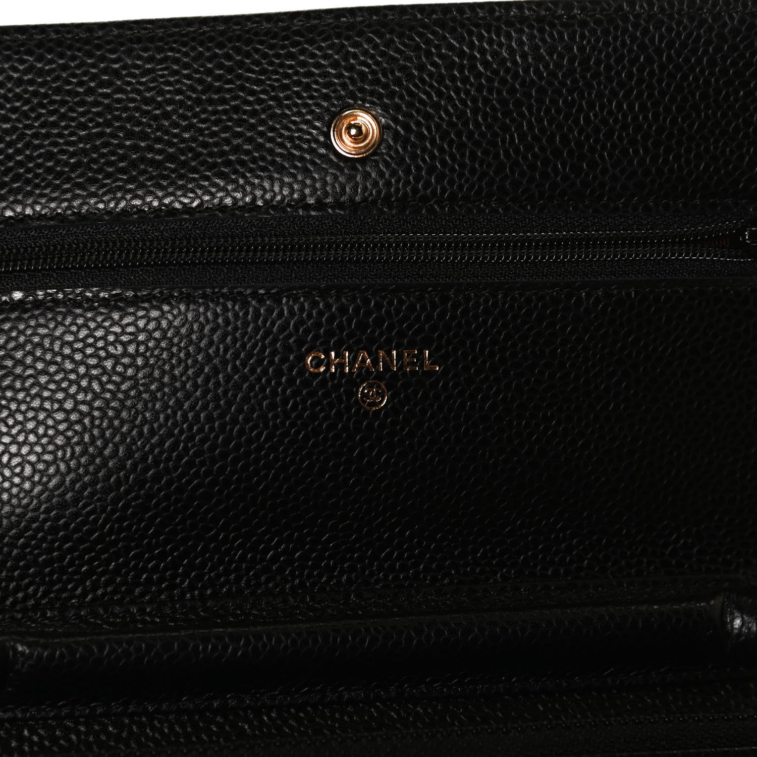 Chanel Caviar Quilted Wallet On Chain WOC Black 7 of 10