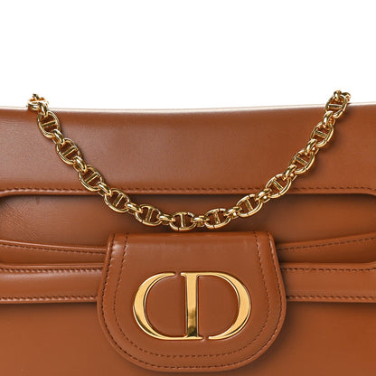 Christian Dior Smooth Calfskin Medium Diordouble Chain Bag Brown 8 of 10