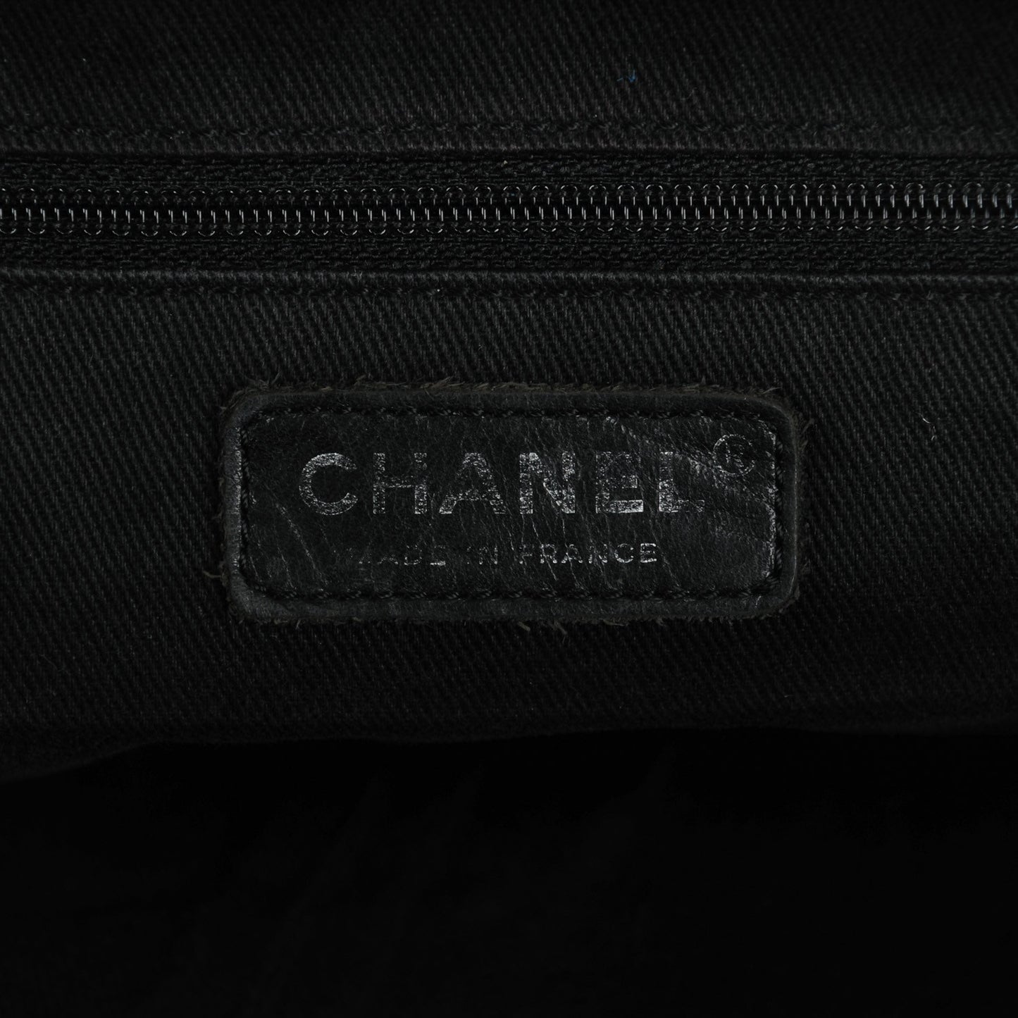 Calfskin Large Diamond Stitch Tote Black