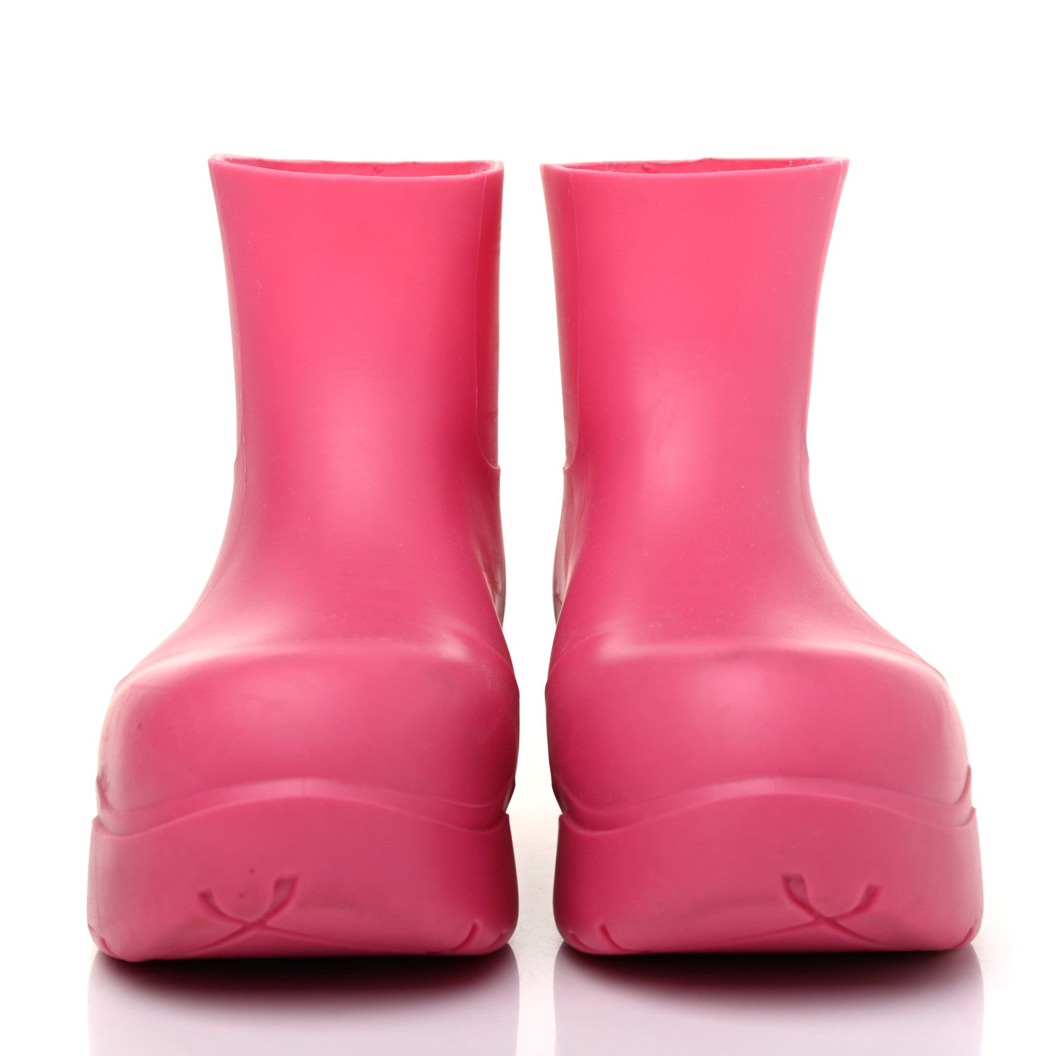 Bottega Veneta Rubber Puddle Ankle Boots 38 Lollipop 2 of 11