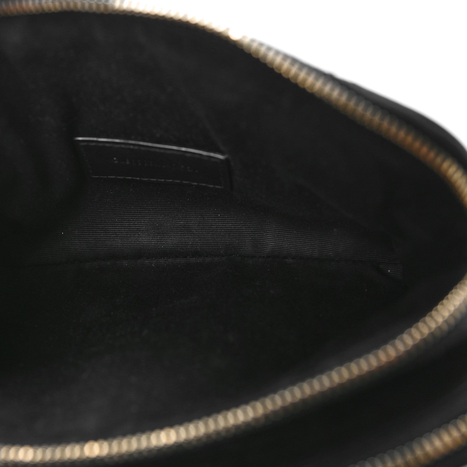 Saint Laurent Grained Lambskin Quilted Mini Becky Double Zip Bag Black 5 of 8