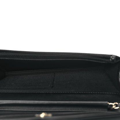 Chanel Caviar Quilted CC Filigree Wallet On Chain WOC Black 5 of 12