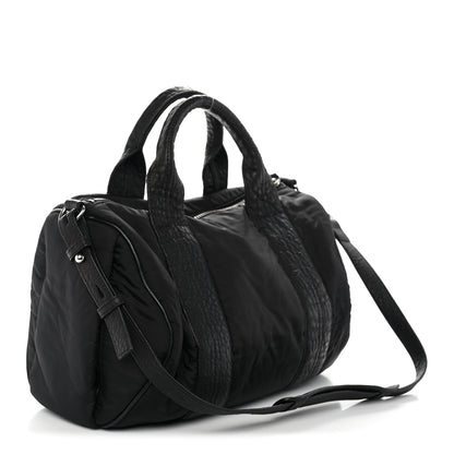 Alexander Wang Nylon Pebbled Lambskin Rocco Nickel Hardware Black 3 of 13