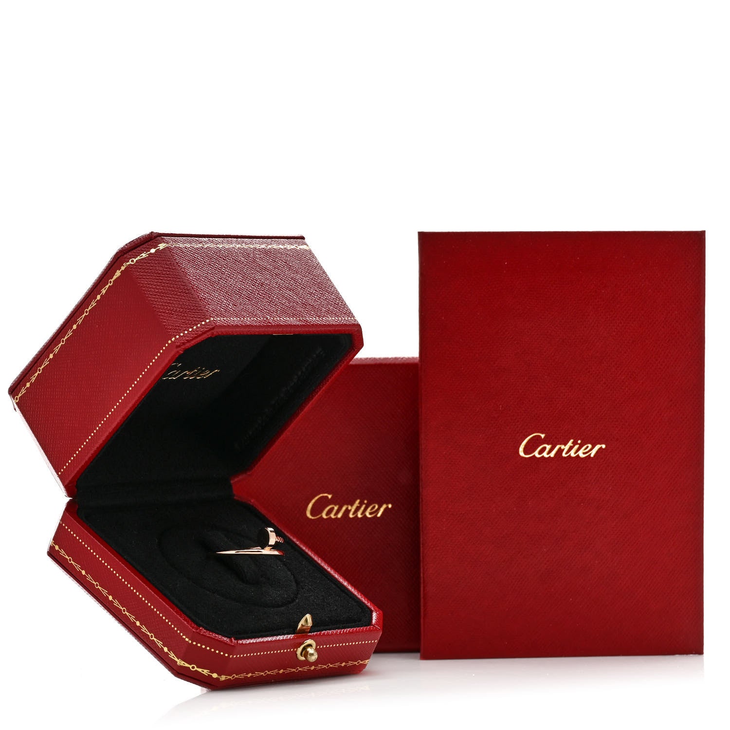 Cartier 18K Pink Gold Small Juste Un Clou Ring 54 6.75 5 of 5