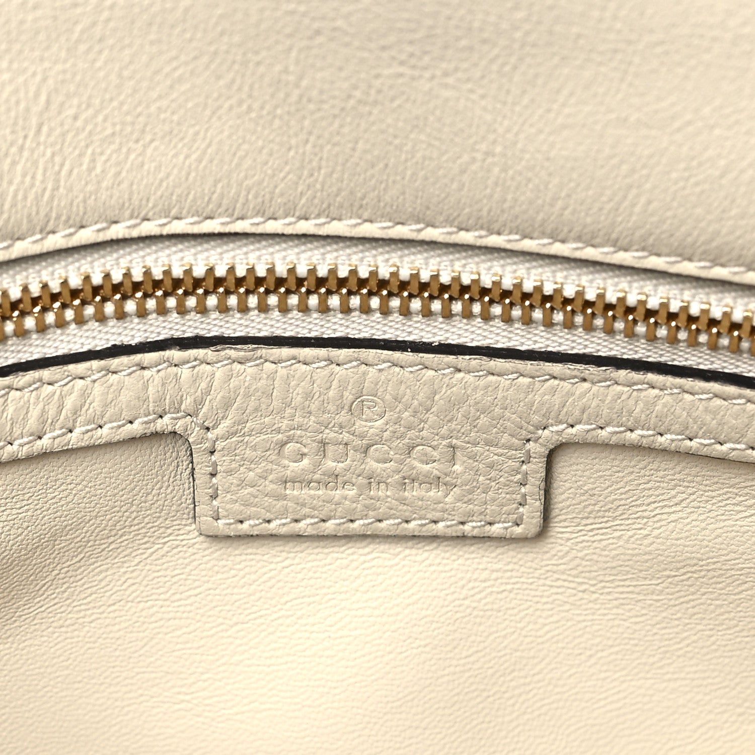 Gucci Roxy Calfskin Blondie Chain Shoulder Flap Bag Mystic White 5 of 8