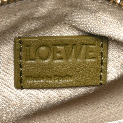 Loewe Calfskin Small Puzzle Edge Bag Olive Abyss Blue 6 of 9