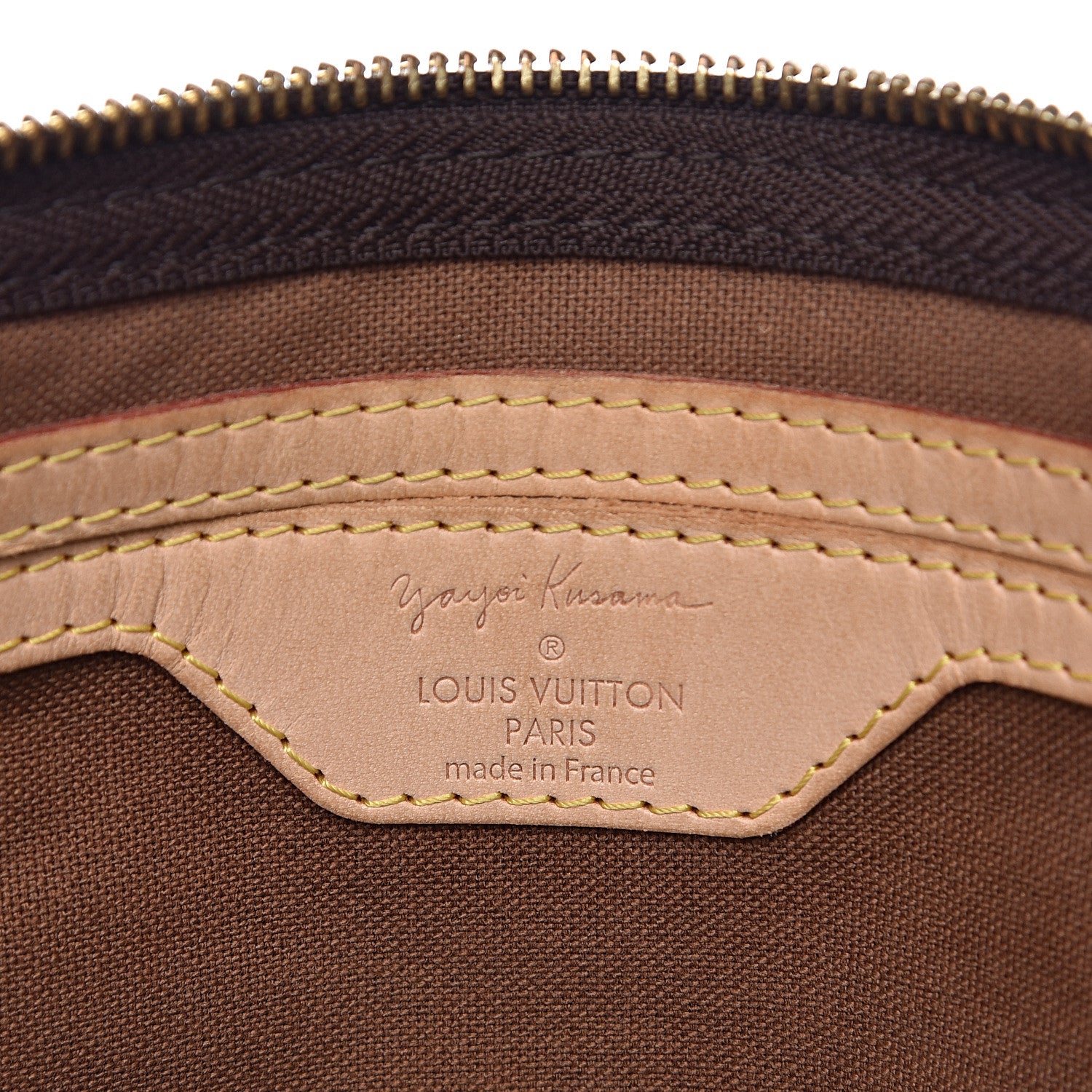 Louis Vuitton Monogram Kusama Town Speedy 30 Yellow 6 of 12