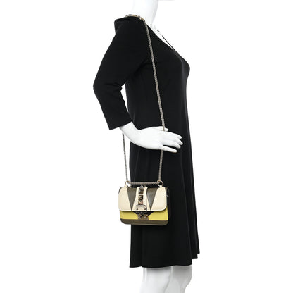Valentino Garavani Vitello Colorblock Mini Glam Lock Rockstud Flap Multicolor 2 of 15