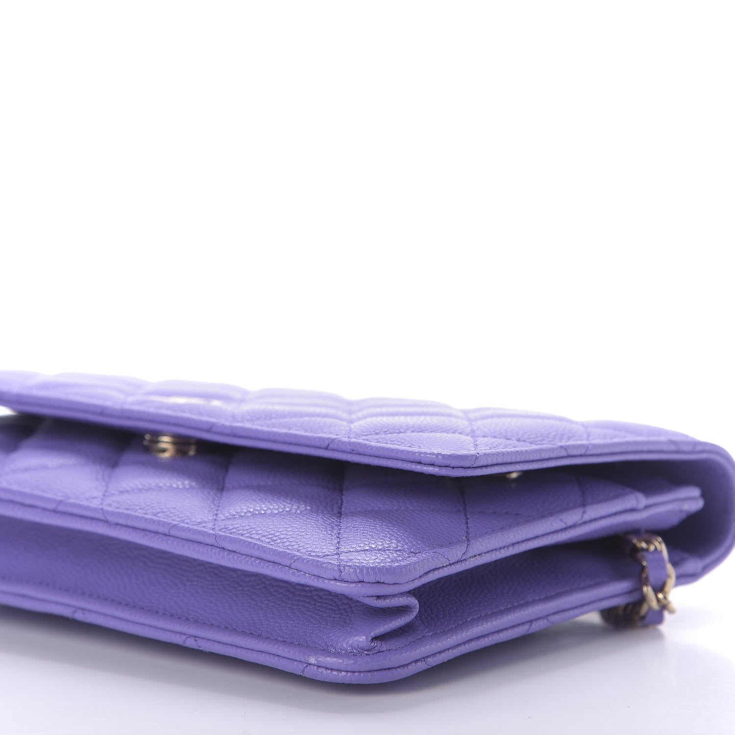 Chanel Caviar Quilted Wallet On Chain WOC Purple 8 of 11