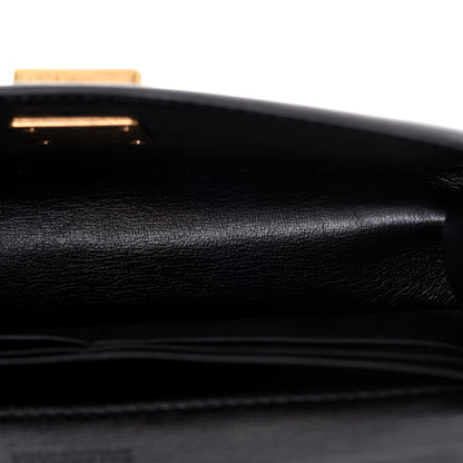 Balenciaga Calfskin Stripe Embossed Gossip Chain Bag XS Black 5 of 12