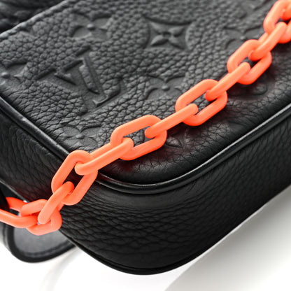 Louis Vuitton Taurillon Monogram Uniformes Solar Ray Soft Pochette Volga Belt Bag Black 7 of 9