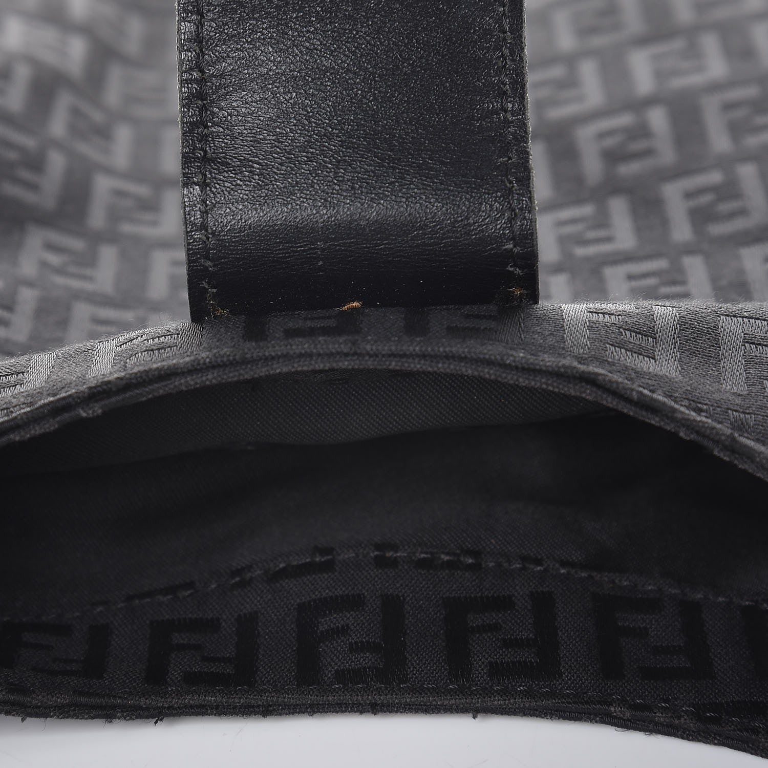 Fendi Zucchino Hobo Black 8 of 8