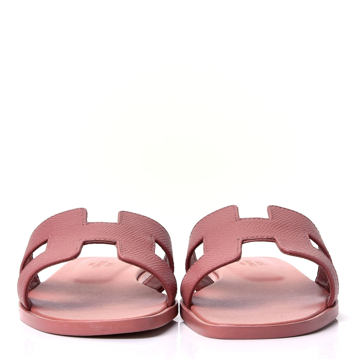 Hermes Epsom Oran Sandals 35 Rose Aube 2 of 9