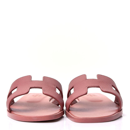 Hermes Epsom Oran Sandals 35 Rose Aube 2 of 9