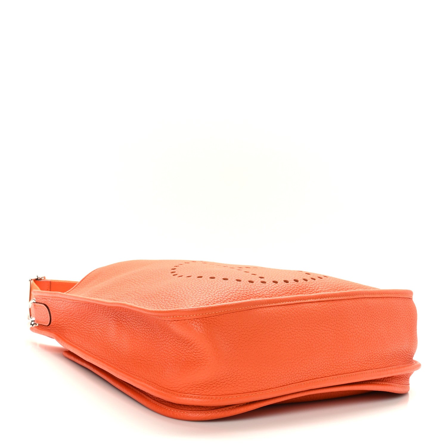 Hermes Taurillon Clemence Evelyne III GM Orange 4 of 9
