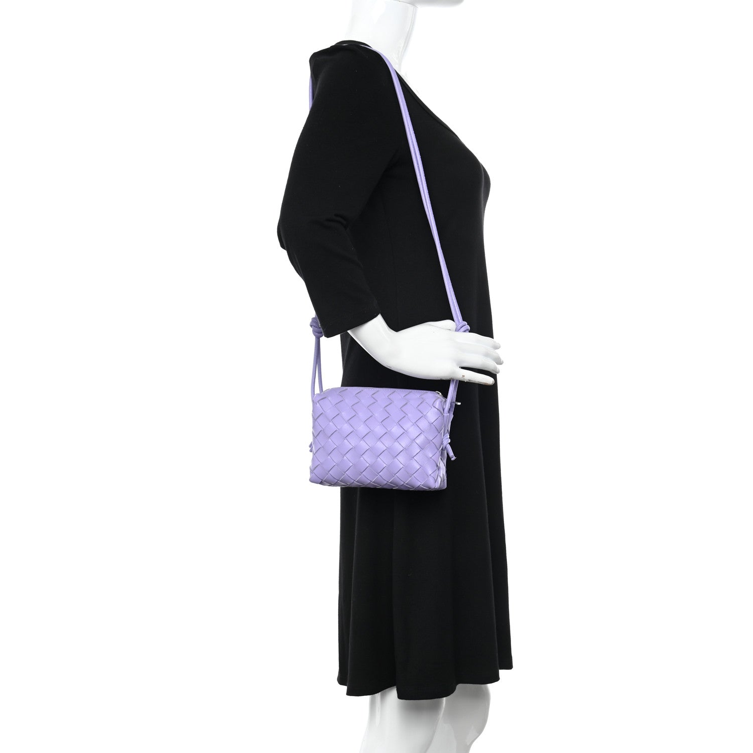 Bottega Veneta Nappa Intrecciato Mini Loop Camera Bag Wisteria 2 of 9